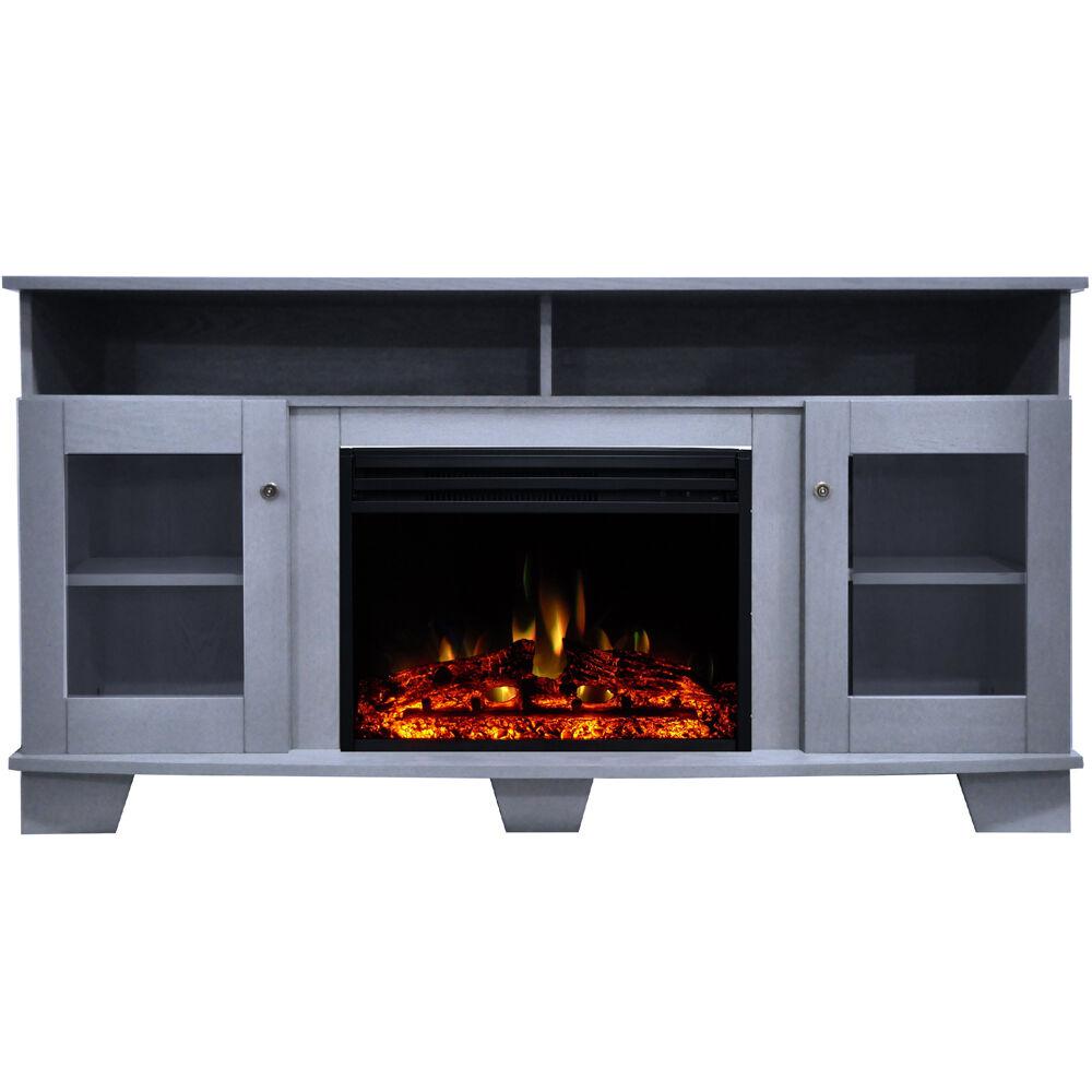 Hidden Storage Electric Fireplaces Fireplaces The Home Depot