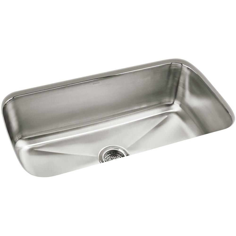 STERLING Carthage Undermount Stainless Steel 32 in. Single Bowl Kitchen SinkR11605NA The