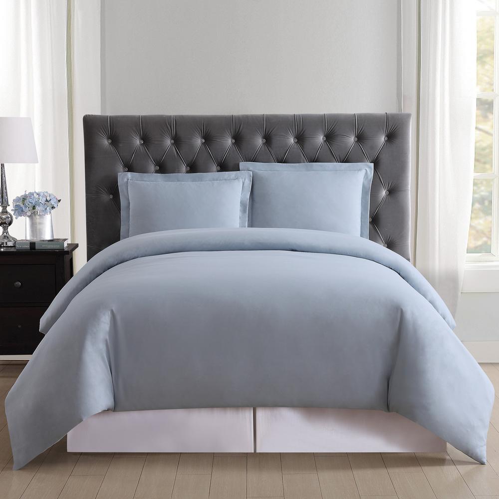 Truly Soft Everyday 2 Piece Light Blue Twin Duvet Cover Set