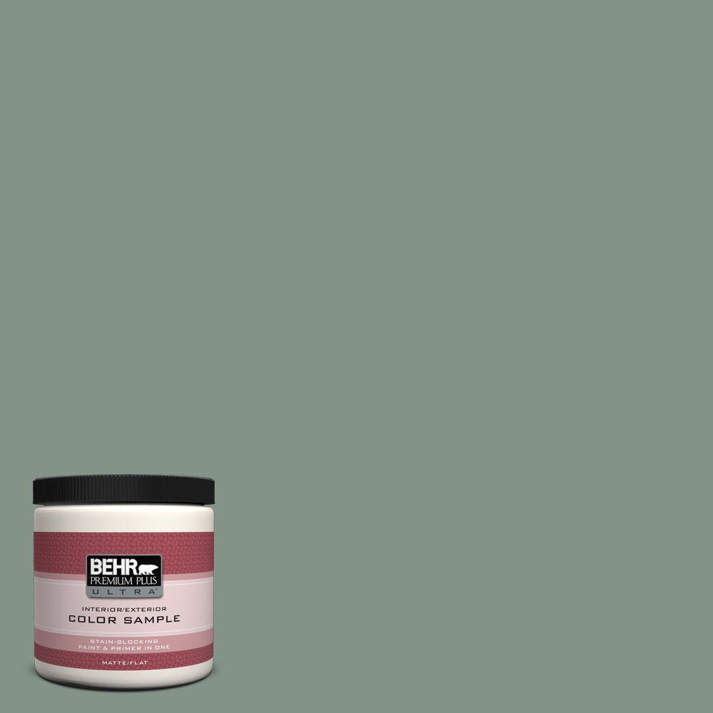 BEHR Premium Plus Ultra 8 oz. #460F-4 Wethersfield Moss Interior ...