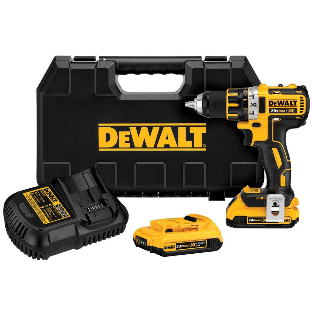 DEWALT 20-Volt Lithium-Ion 1/2 in. Cordless Brushless Compact Drill