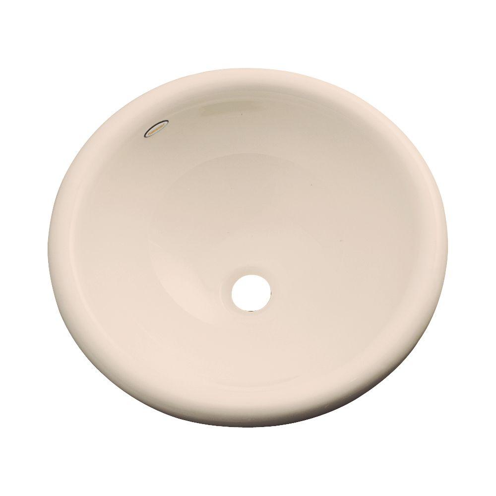 Thermocast Eudora DropIn Bathroom Sink in Peach Bisque94007 The