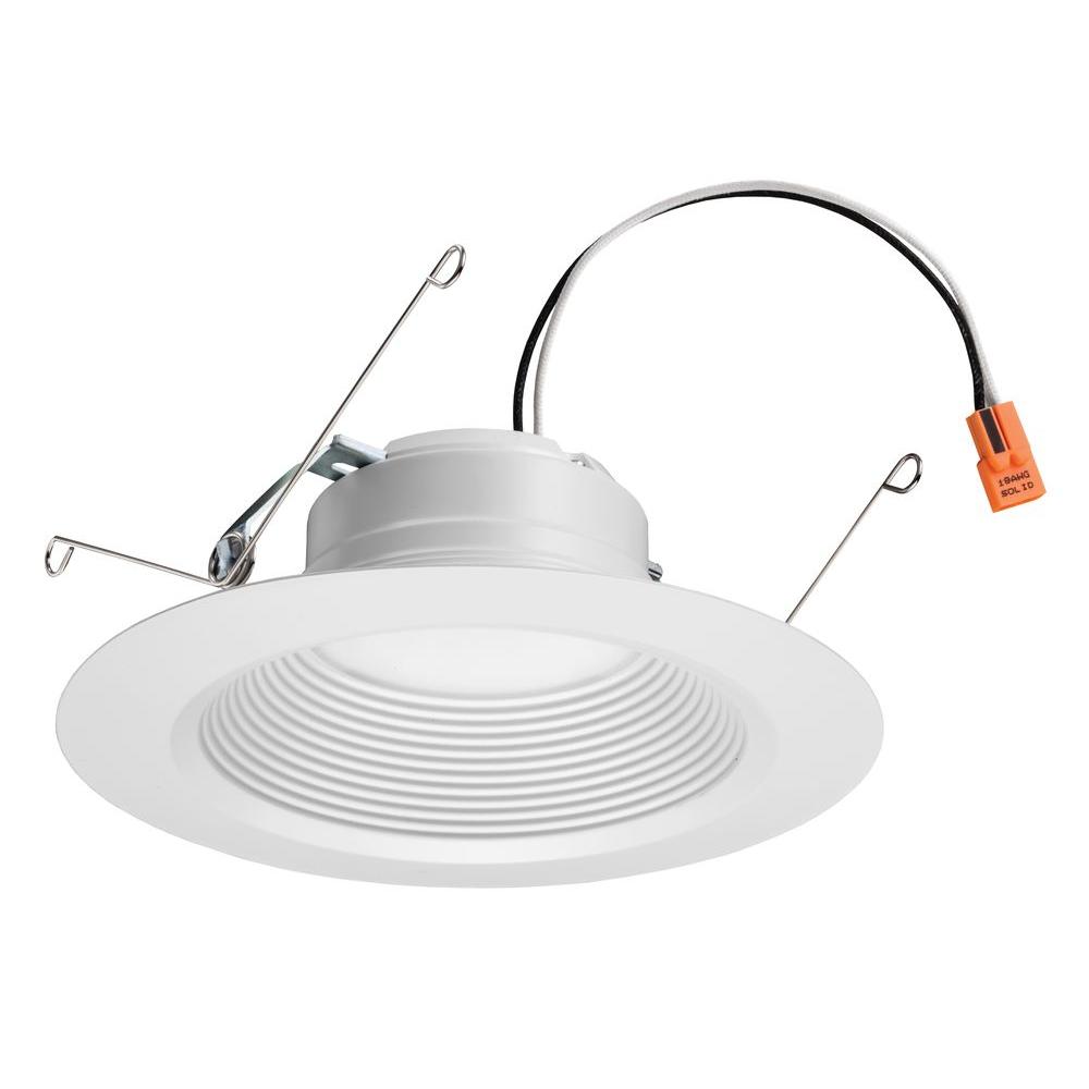 UPC 889804129267 product image for 5 in. to 6 in. Matte White Recessed Baffle LED Module (2700K) | upcitemdb.com