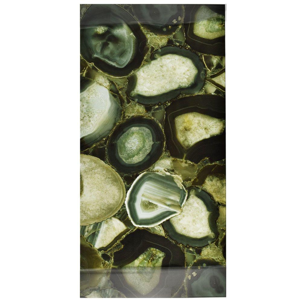 Merola Tile Fossil Panorama Geode Verde 11 3 4 In X 23 Merola Tile Fossil Panorama Geode Verde 11 3 4 In X 23