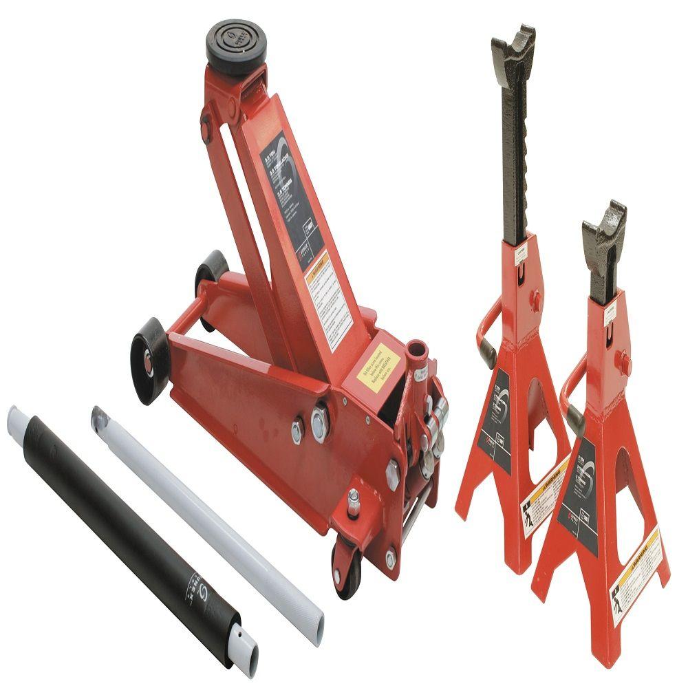 Sunex 3.5 Ton Service Jack with 6 Ton Jack StandsSUN66037JPK The