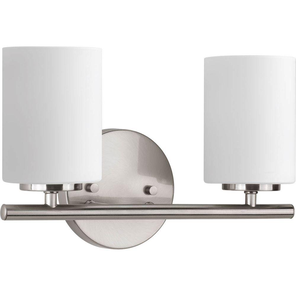 Antique Bronze HI Progress Lighting P2771-20 Contemporary//Soft 2-100W Med Bath Bracket Progress Lighting
