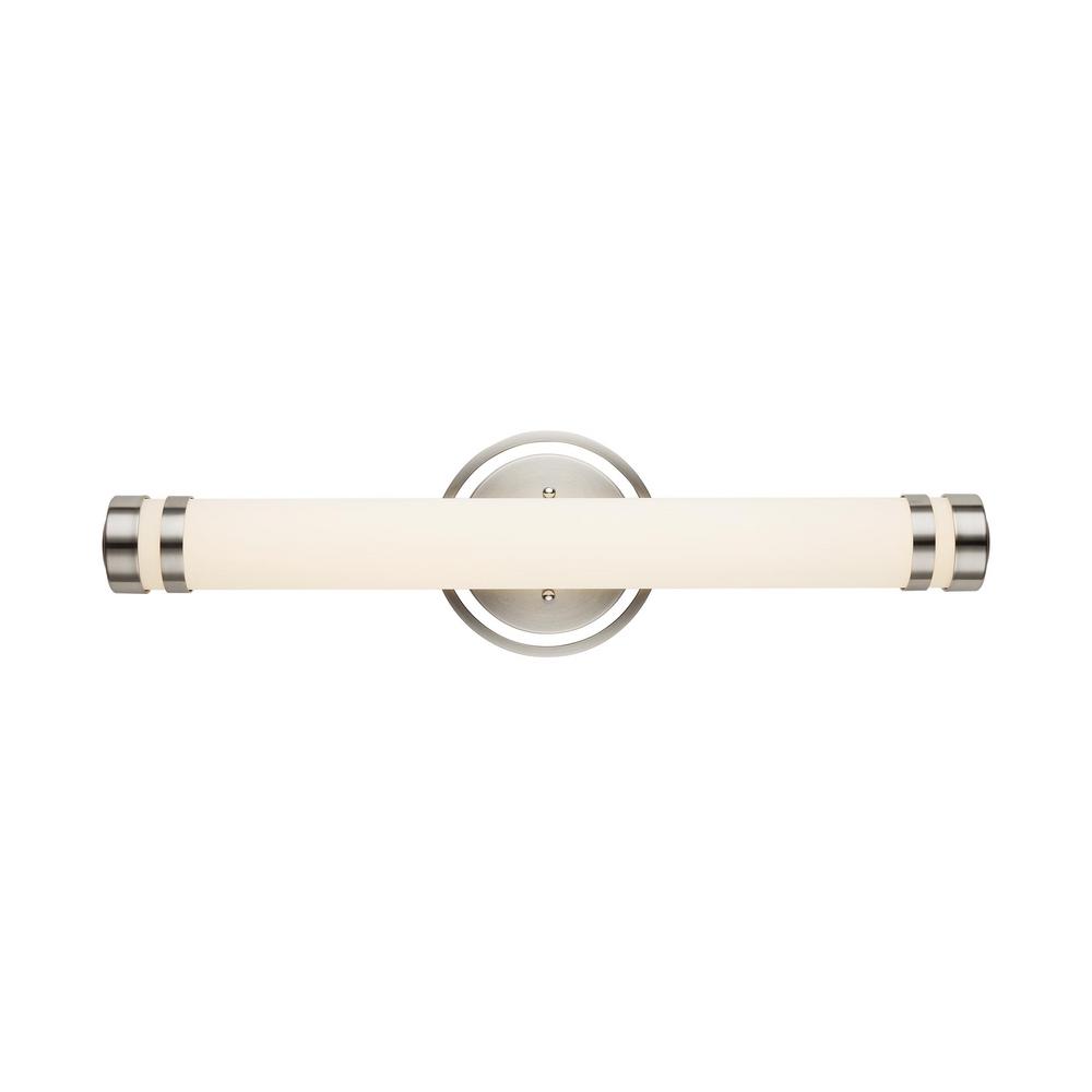 Home Decorators Collection 100 Watt Equivalent Brushed Nickel
