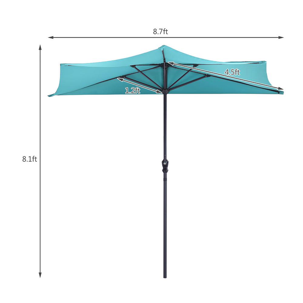 7 ft half umbrella