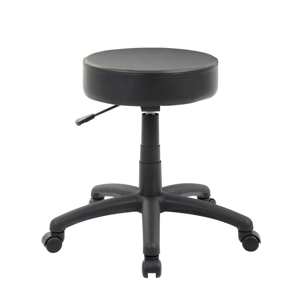 Boss Black Caressoft Medical Stool B240BK The Home Depot