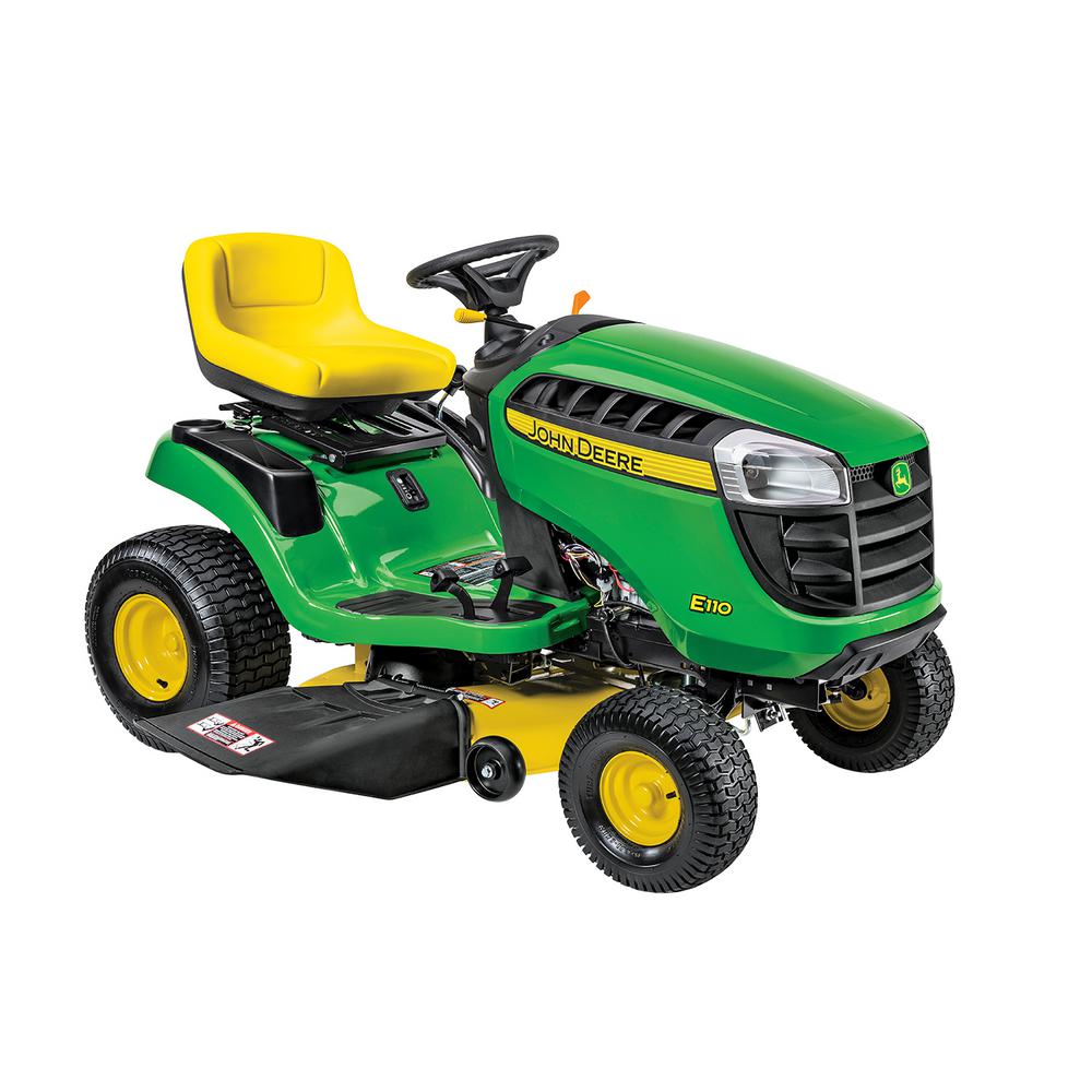 John Deere E110 42 inch 19 HP Gas Hydrostatic Lawn Tractor by John Deere