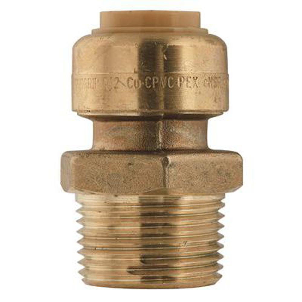 BrassCraft Push Connect Male Reducing Adaptors 1/4 in. x 3/8 in. Nylon FittingPC6846P P The