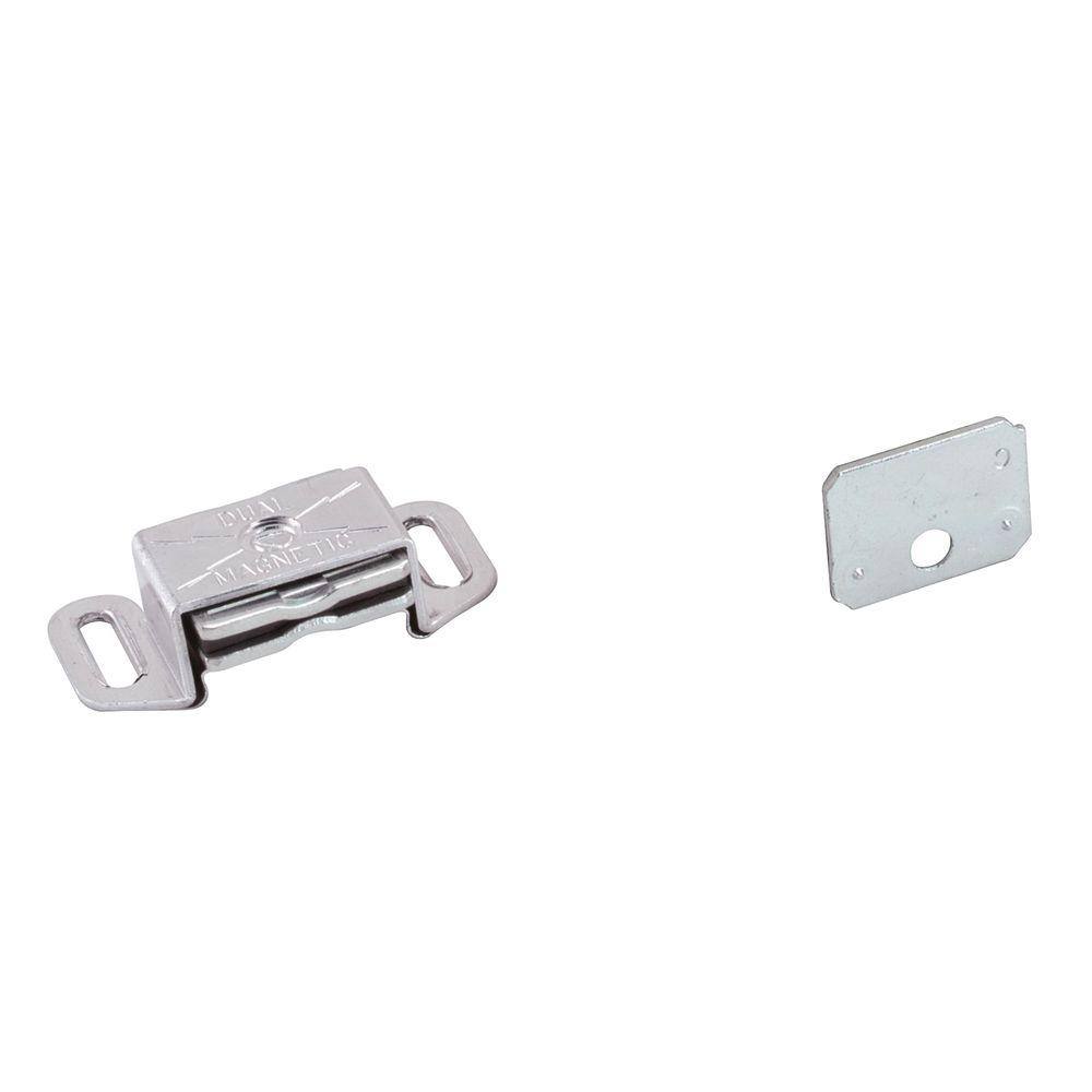 Amerock 2-3/16 in. L Aluminum Magnetic Door Catch-BP9783AL - The Home Depot