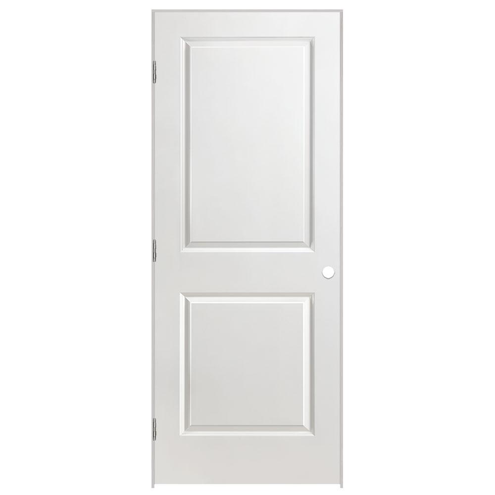 Masonite 32 In X 80 In Solidoor 2 Panel Square Top Top Solid Core Smooth Primed Composite Single Prehung Interior Door