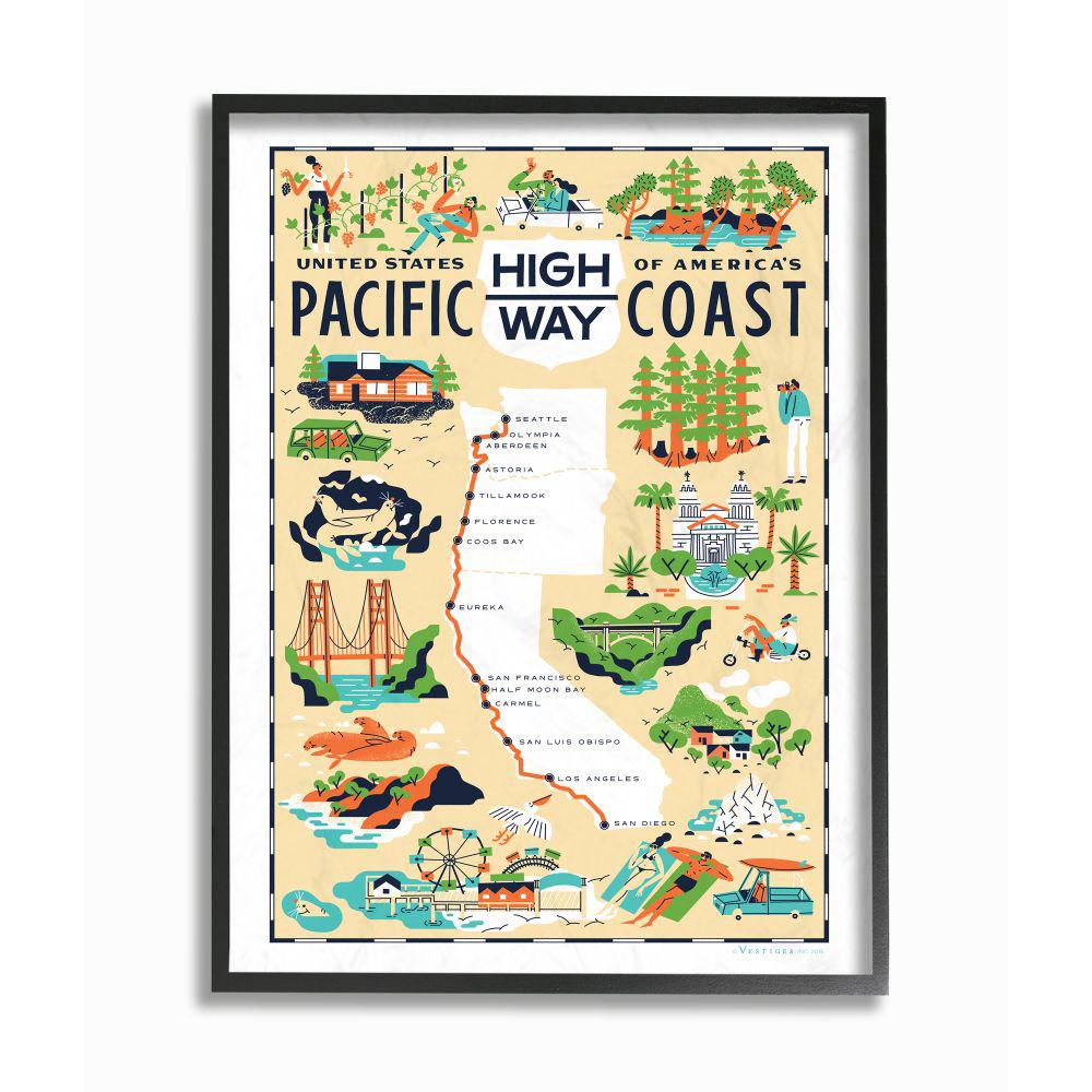 The Stupell Home Decor Collection 24 In X 30 In Us Pacific