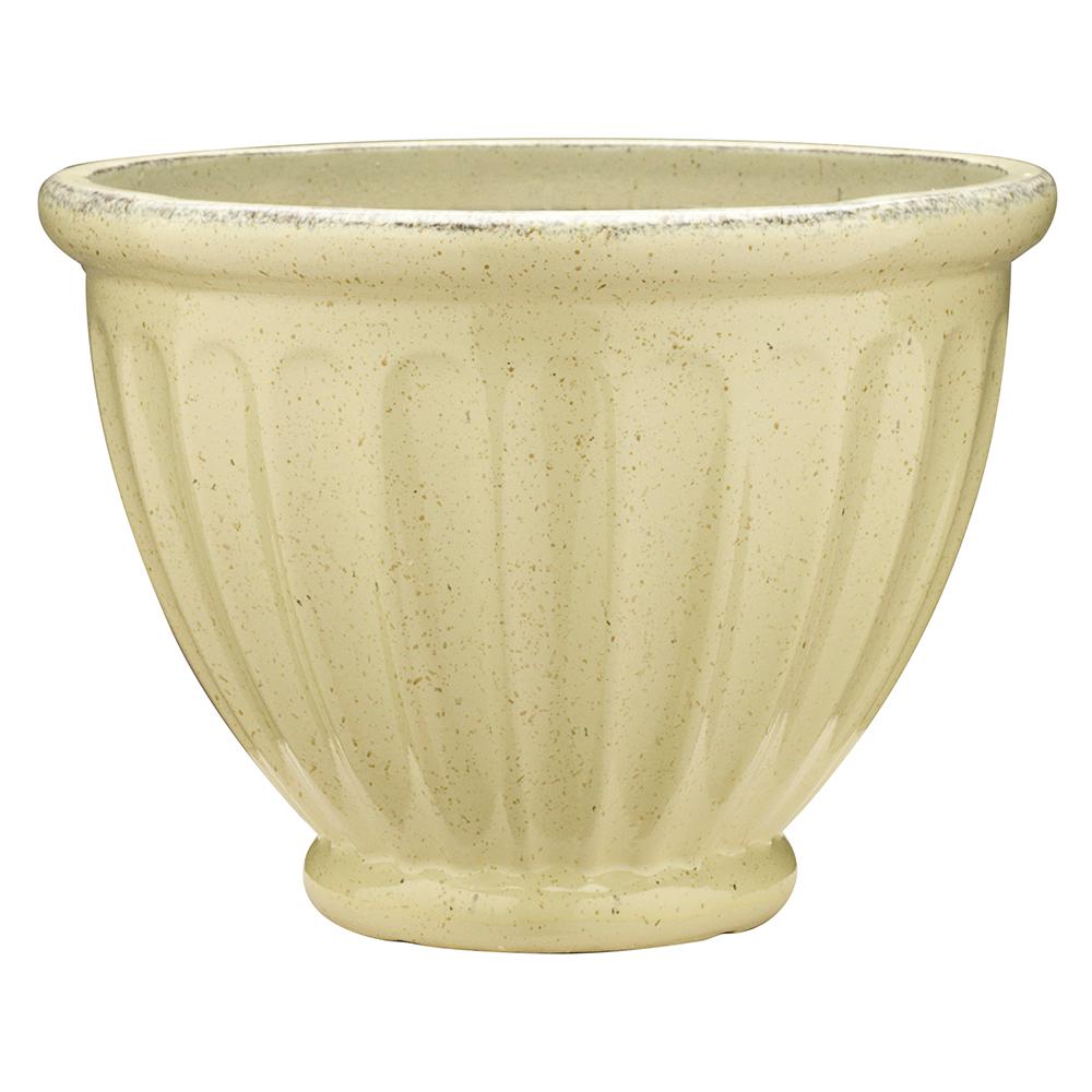 Southern Patio 10 In Dia Caylo Irish Cream Ceramix Glaze Planter Southern Patio 10 In Dia Caylo Irish Cream Ceramix Glaze Planter