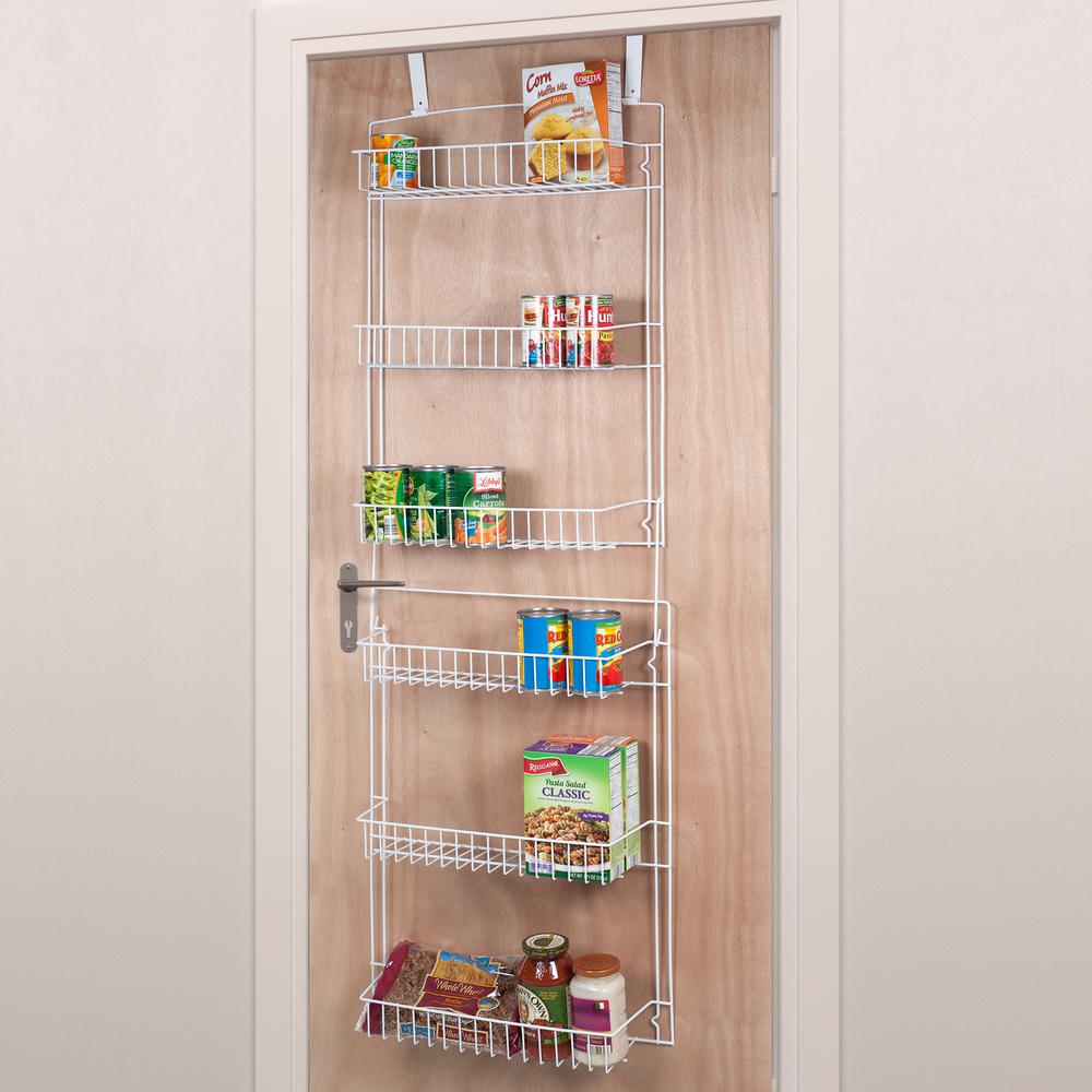 Everyday Home 60 In X 19 In X 5 In 6 Tier Steel Hanging Rack