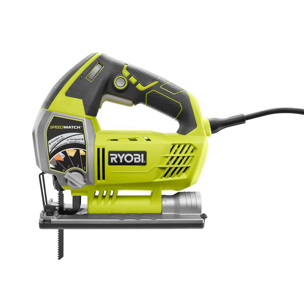 RYOBI 6 1 Amp Corded Variable Speed Orbital Jig Saw with SPEEDMATCH