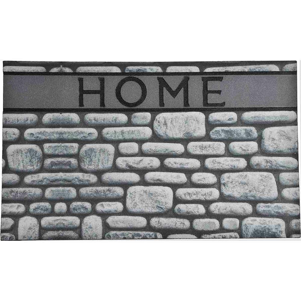 Grey Front Door Mat evideco 30 in x 18 in grey outdoor front door mat home Grey Front Door Mat evideco 30 in x 18 in grey outdoor front door mat home