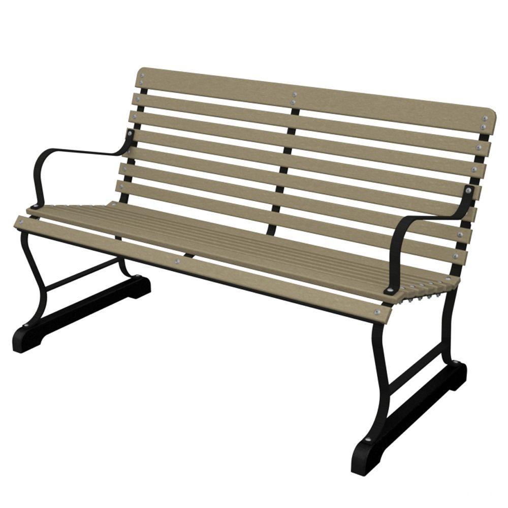 Ivy Terrace Patio Chairs Furniture The Home Depot Vintage Black Sand Patio Bench