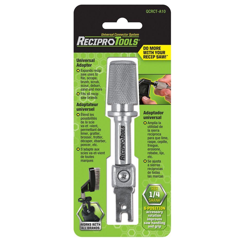 ReciproTool Flat Rasp File Wood Use Universal Adapter Recipro Saws Metal