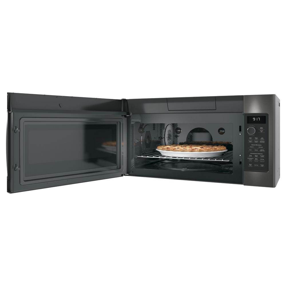Black Stainless Steel GE OvertheRange Microwaves Microwaves The Home Depot