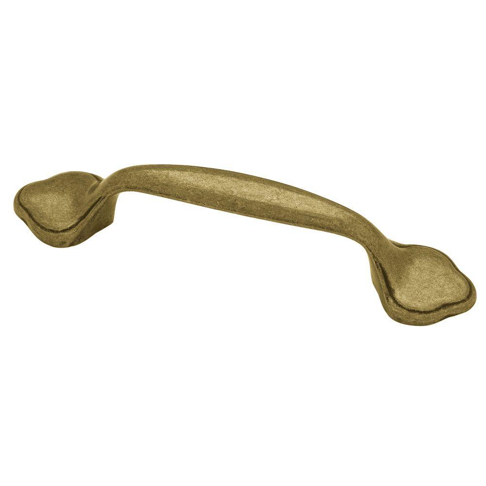 Liberty Scroll Edge 3 In 76mm Center To Center Antique English Spoon Foot Drawer Pull P30055c Ae C5 The Home Depot