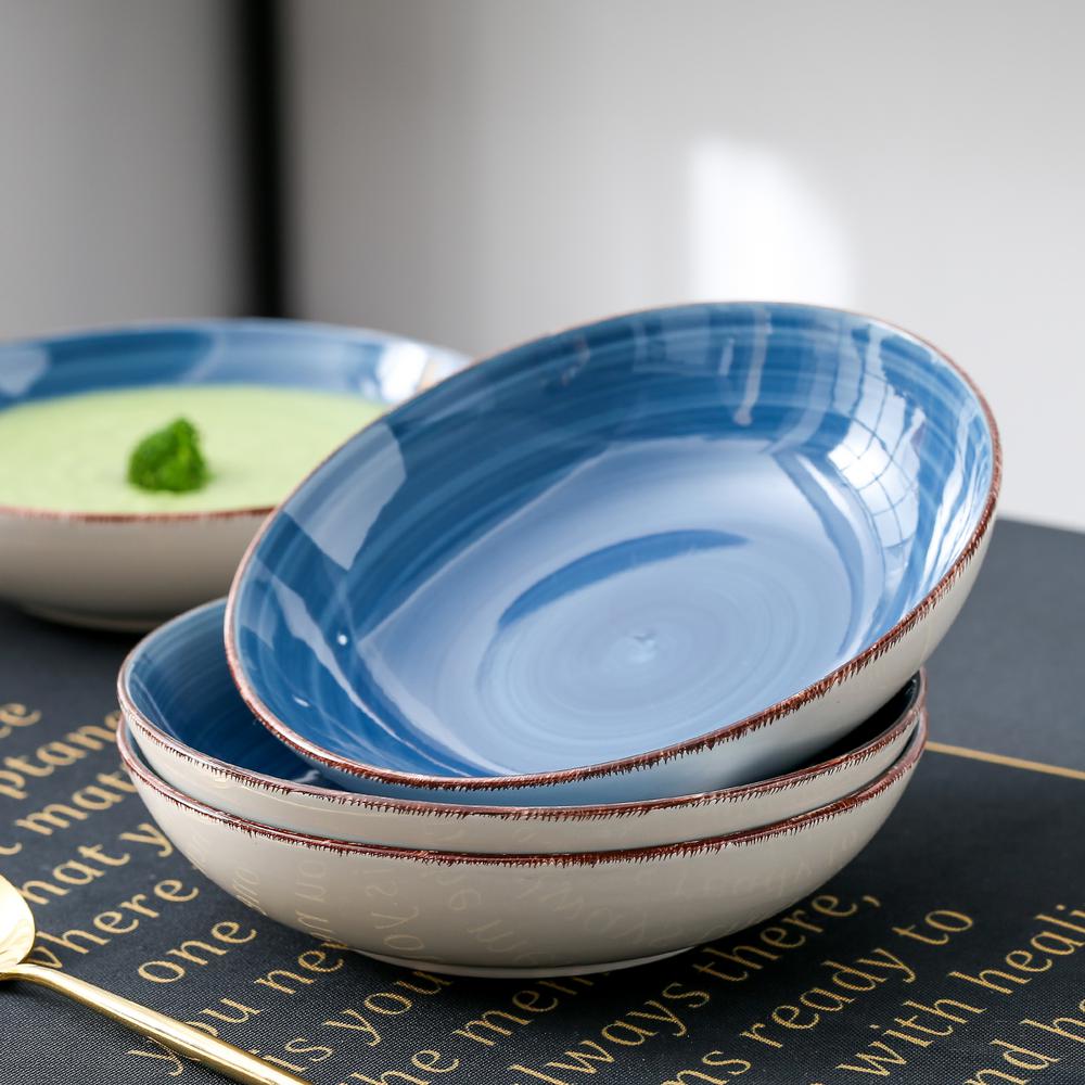 dinnerware sets with large bowls