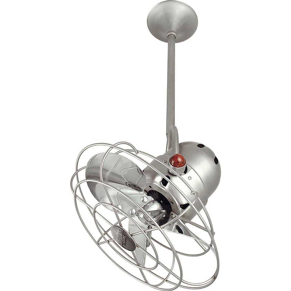 Matthews Gerbar Bianca Direcional 13 In Indoor Brushed Nickel Matthews Gerbar Bianca Direcional 13 In Indoor Brushed Nickel Ceiling Fan With Wall Control