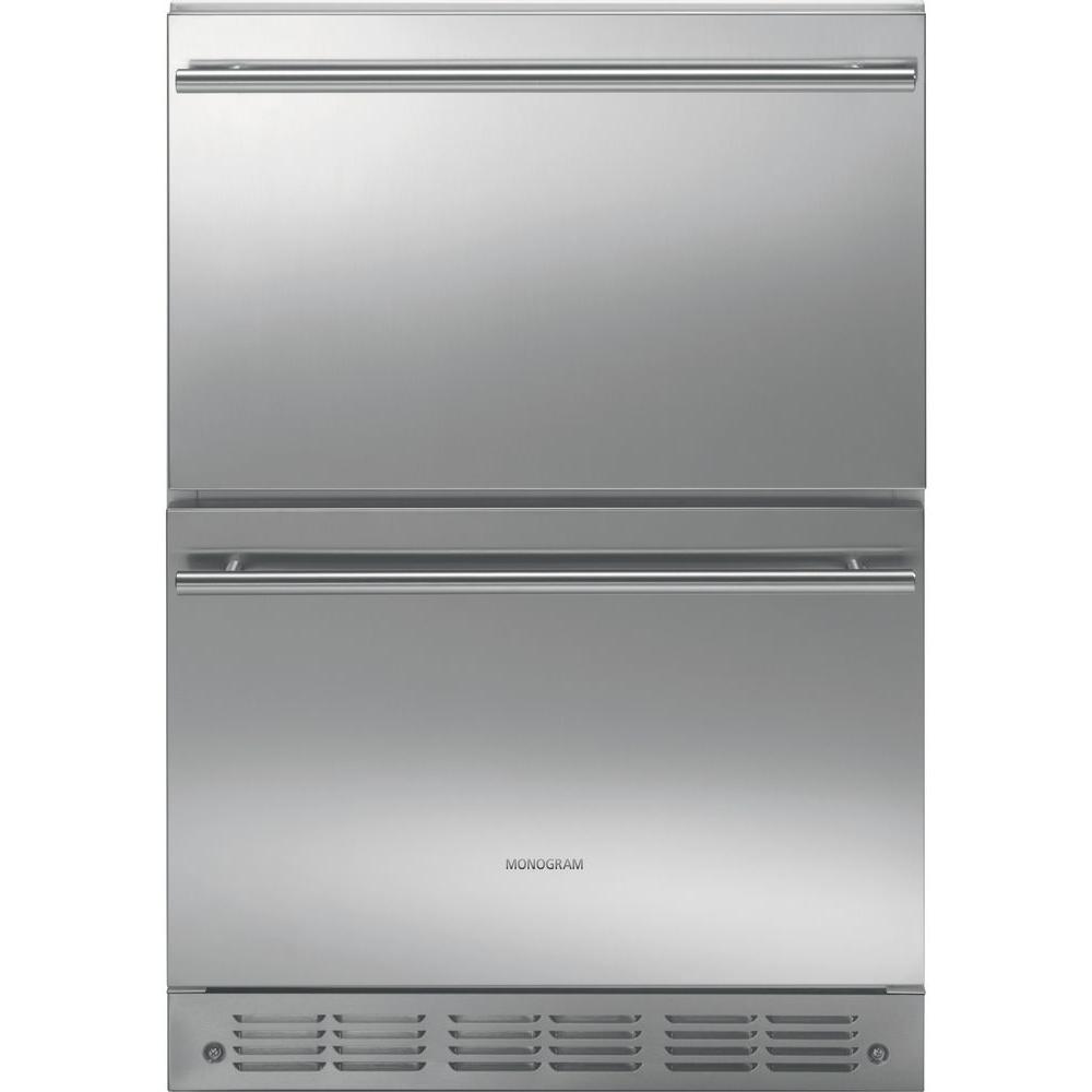 Ge Monogram Double Drawer Refrigerator Module Zids240hss The Home Ge Monogram Double Drawer Refrigerator Module Zids240hss The Home Depot