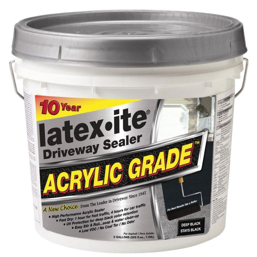 Acrylic driveway sealer