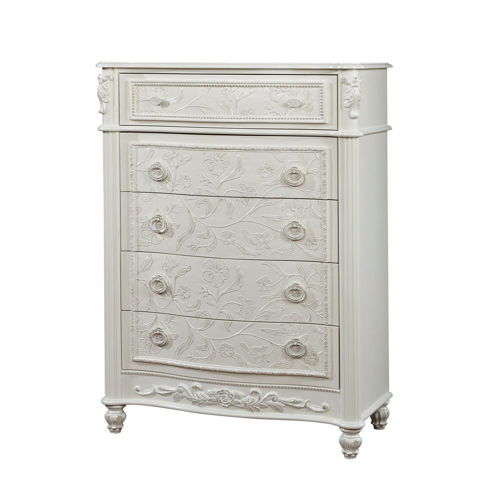 William S Home Furnishing Henrietta Off White Traditional Style William S Home Furnishing Henrietta Off White Traditional Style Chest
