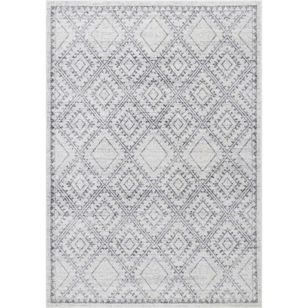 Nuloom Vintage Tiles Delmy Grey 8 Ft X 12 Area Rug