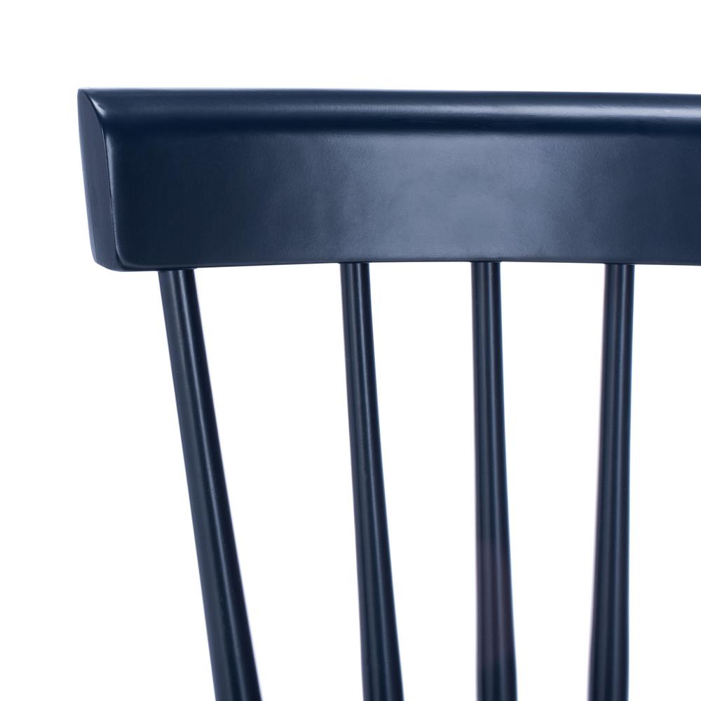 Set of 2 Safavieh Home Parker Navy Blue Spindle Dining Chair