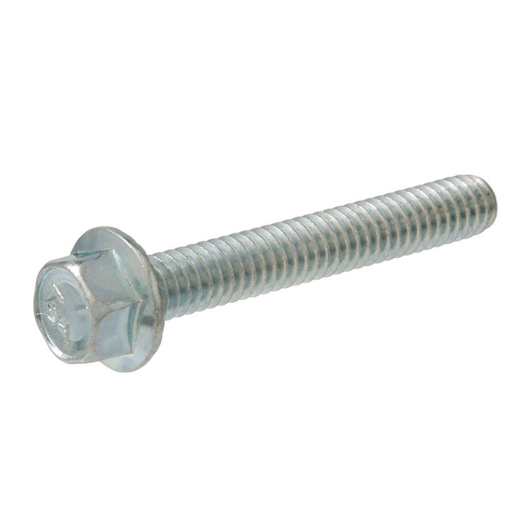 3 8 In 16 X 1 3 4 In Zinc Plated Hex Head Serrated Flange Bolt 804158 