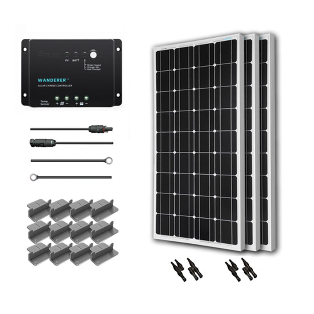 Grape Solar 200-Watt Off-Grid Solar Panel Kit-GS-200-KIT - The Home Depot