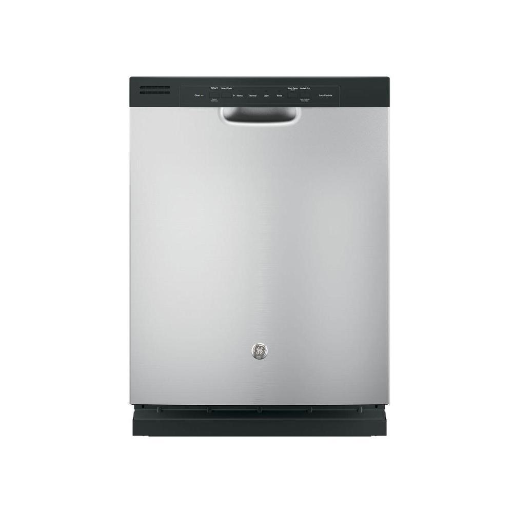 GE Front Control BuiltIn Tall Tub Dishwasher in Stainless Steel with