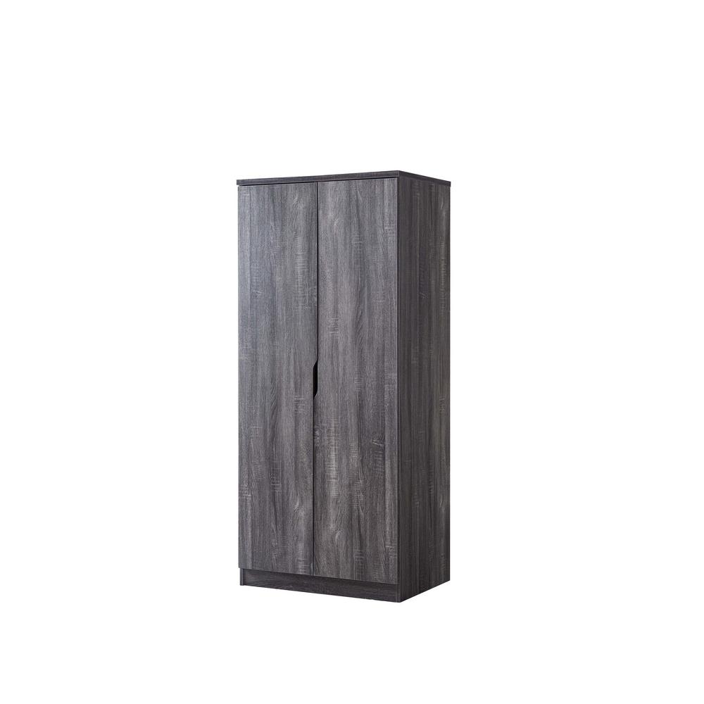 Distressed Gray Armoires Wardrobes Bedroom Furniture The Home Depot - Distressed Wood Armoire Distressed Gray Armoires Wardrobes Bedroom Furniture The Home Depot - Distressed Wood Armoire