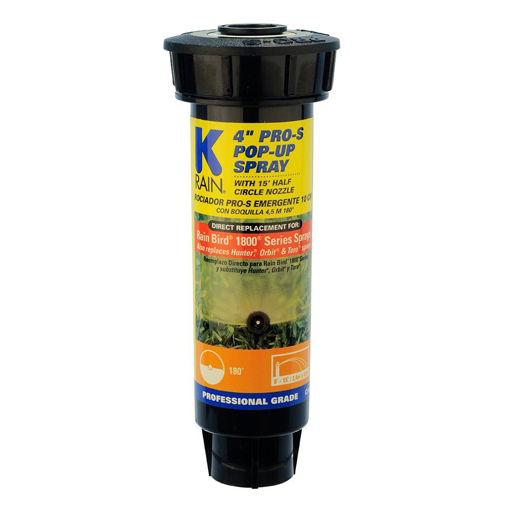 K-Rain PRO-S 4 inch Half Pattern Pop-Up Sprinkler by K-Rain