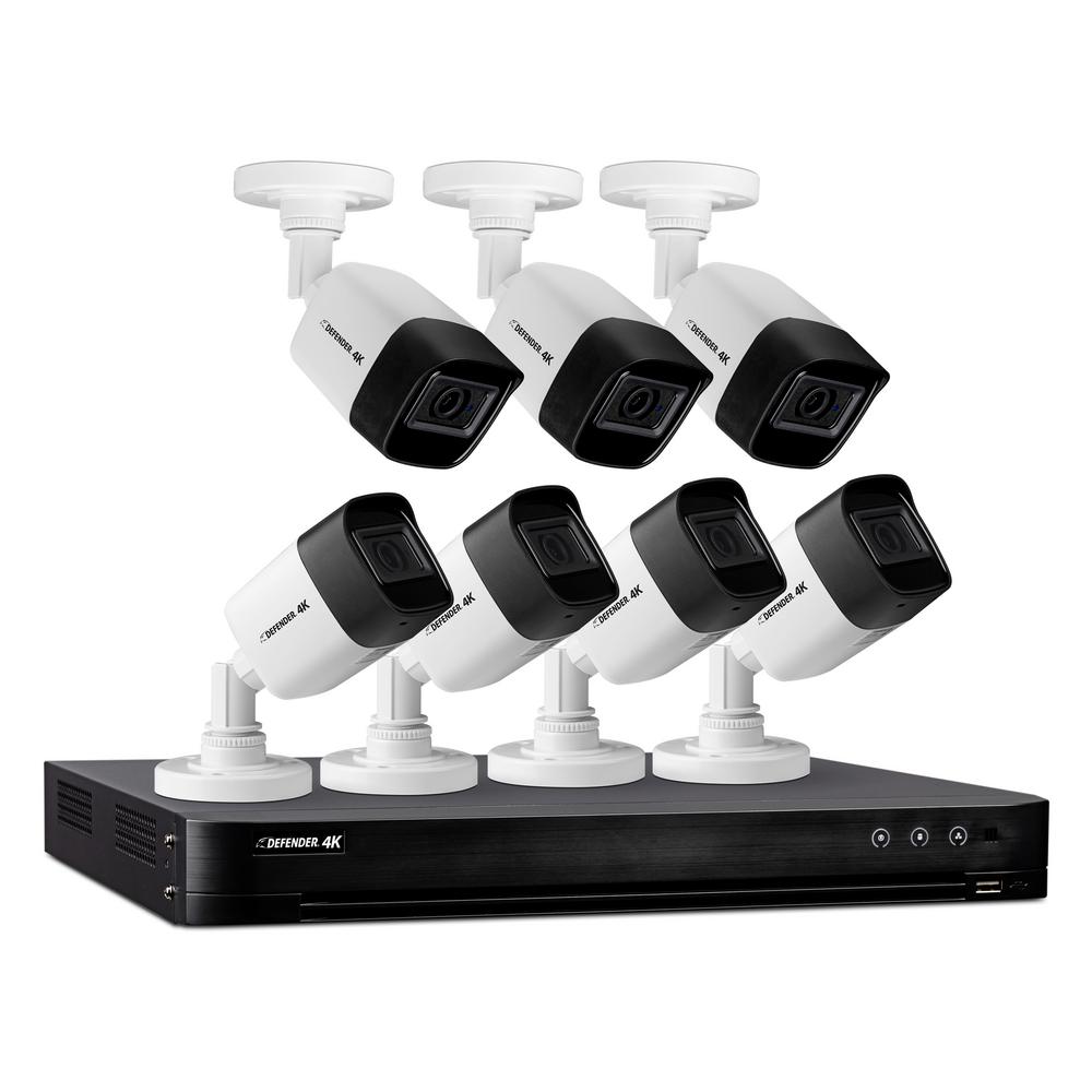 8 Channel 4K 2TB DVR Security Camera 