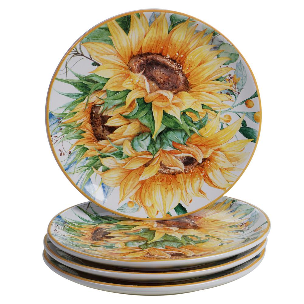 sunflower decorative plates