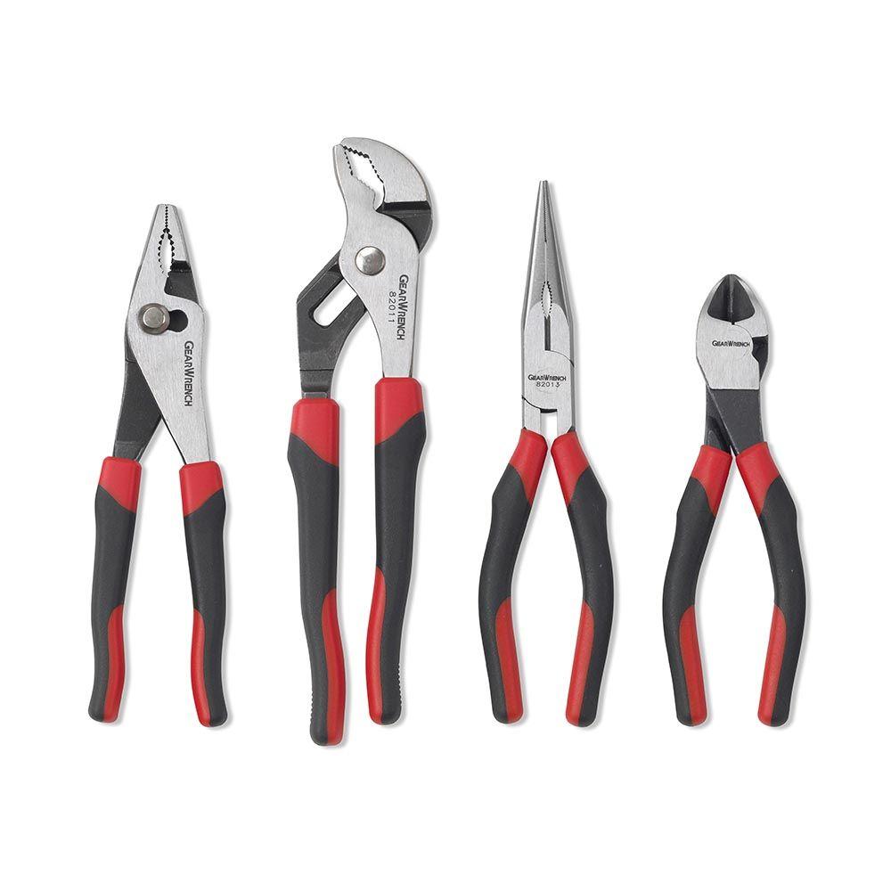 GearWrench Standard Pliers Set (4Piece)82103 The Home Depot