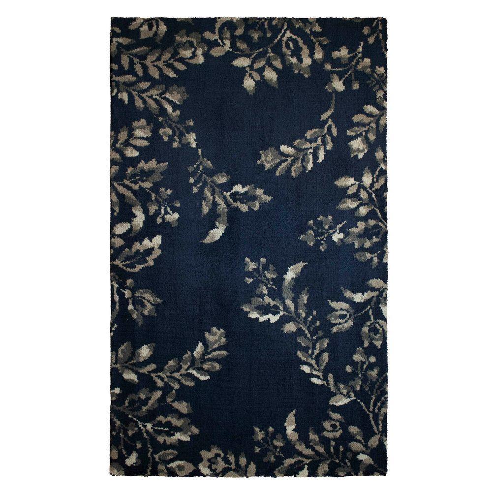 Runner Blue 2 X 4 Area Rugs The Home Depot 10 In X 4 Ft 8