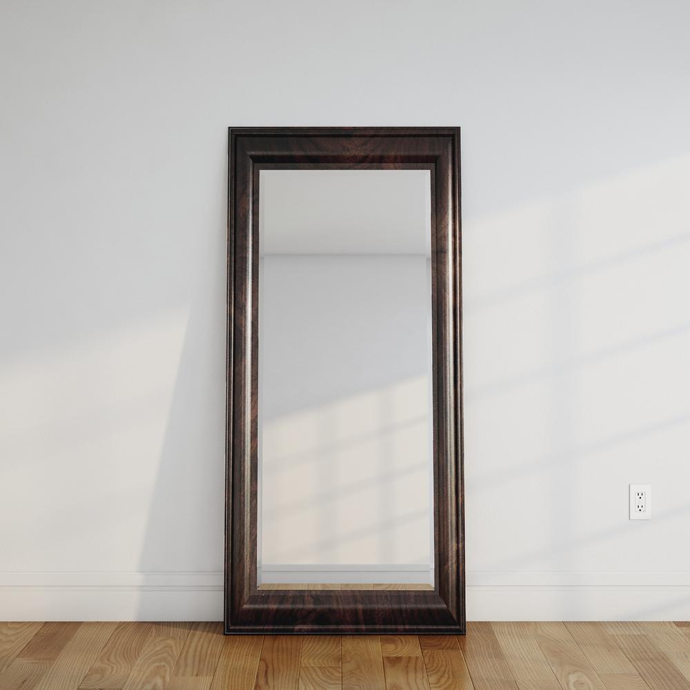 29 5 In X 70 American Walnut Beveled Oversized Full Mirror