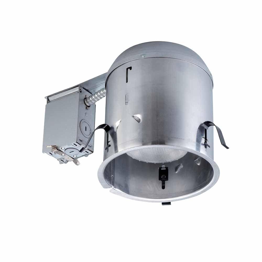 Commercial Electric 6 in. Aluminum Recessed IC Remodel Housing ...