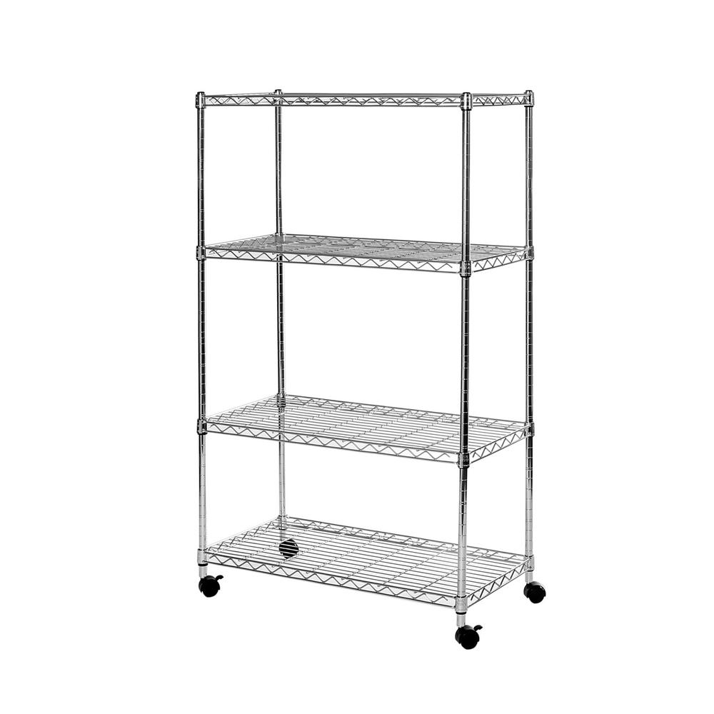 metal rolling shelves