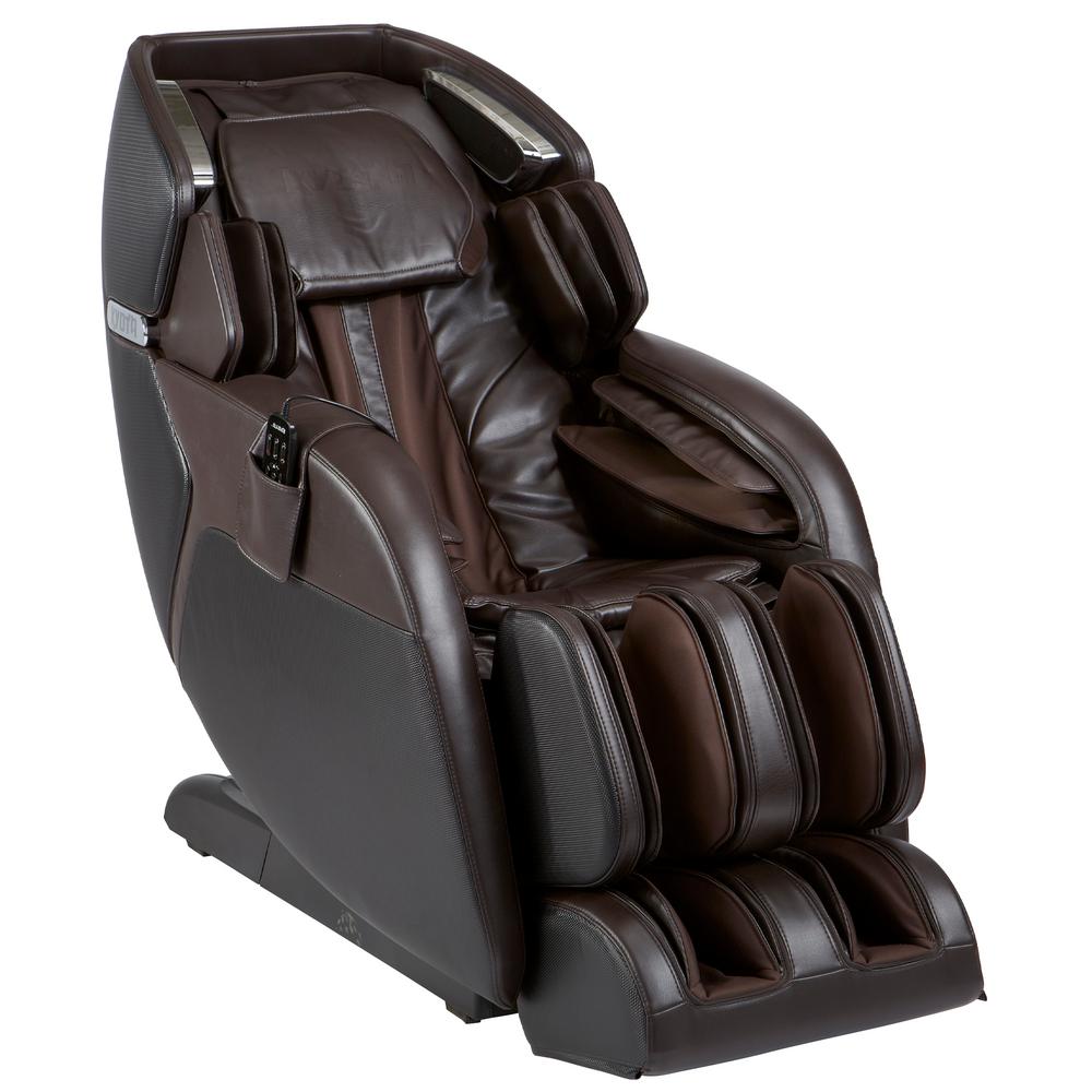 Titan Pro Series Soho Cream Faux Leather Reclining Massage Chair With