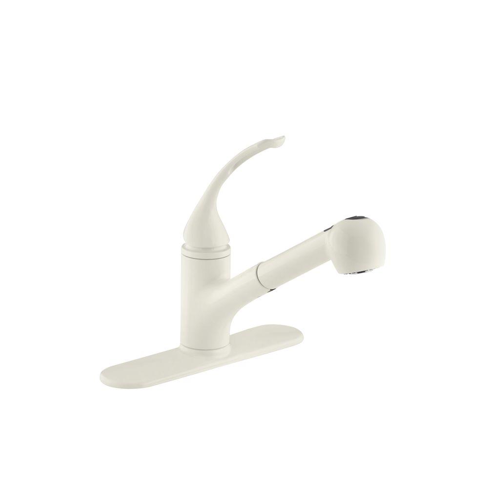 Biscuit Kitchen Faucets Kitchen The Home Depot