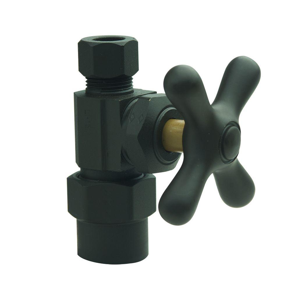 BrassCraft 1/2 in. Nom CPVC Inlet x 3/8 in. O.D. Comp Outlet MultiTurn Straight Valve with