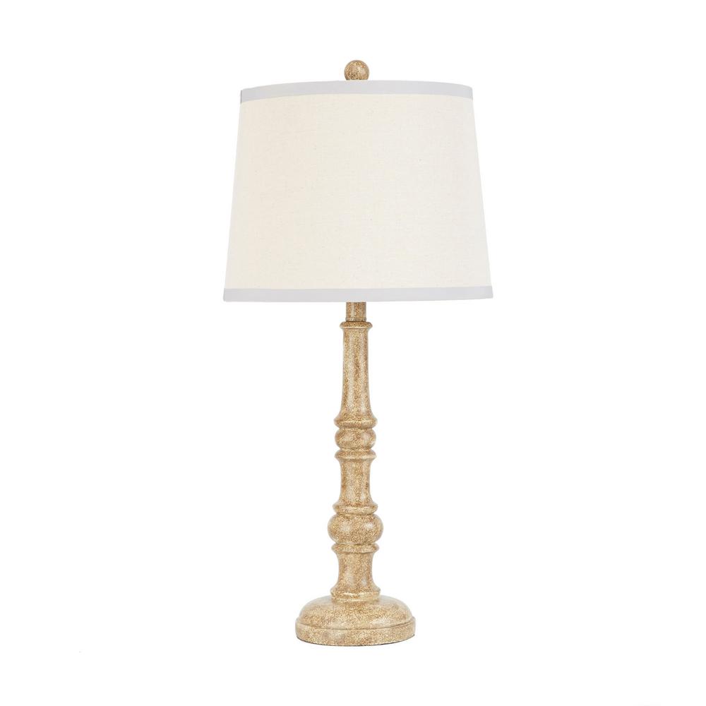 Silverwood Furniture Reimagined Roxie 59 5 In Gold Floor Lamp With Linen Shade