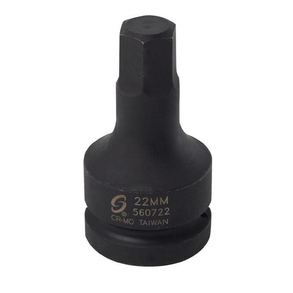 Sunex 22 mm Hex Bit Socket-SUN560722 